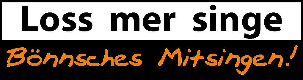Loss mer singe - Bönnsches Mitsingen logo